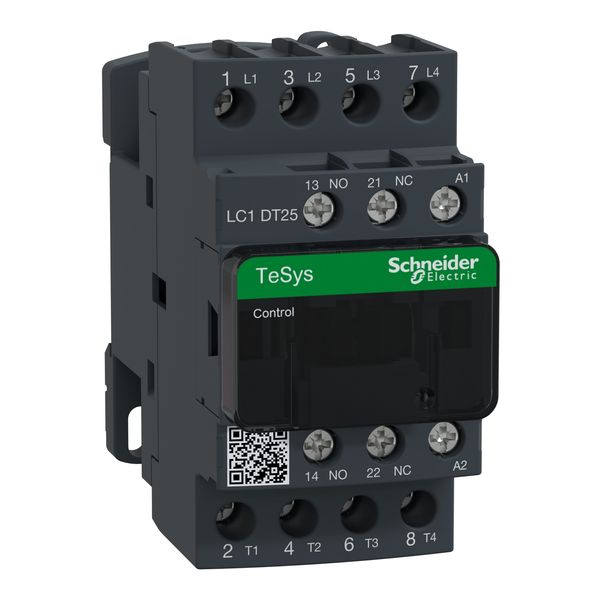TeSys Deca contactor - 4P(4 NO) - AC-1 - = 440 V 25 A - 230 V AC 50/60 Hz coil image 4