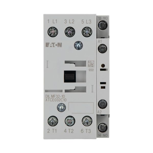 Contactor, 4 pole, 32 A, 1 N/O, RDC 130: 110 - 130 V DC, DC operation image 11