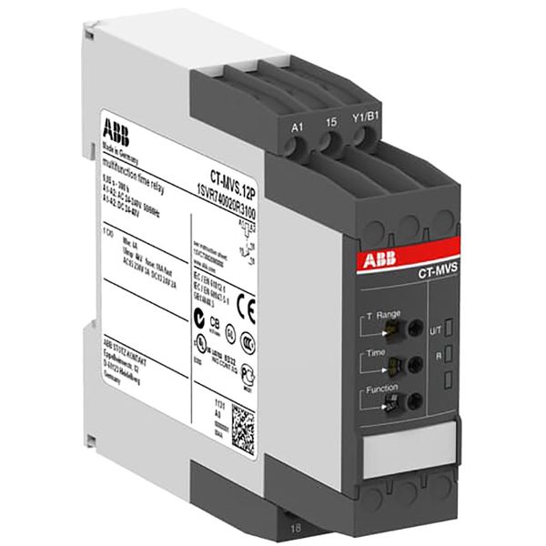 CT-MVS.12S Time relay, multifunction 1c/o, 24-48VDC, 24-240VAC image 1