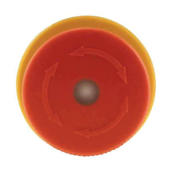 Emergency stop/emergency switching off pushbutton, RMQ-Titan, Mushroom-shaped, 30 mm, Illuminated with LED element, Turn-to-release function, Red, yel image 13