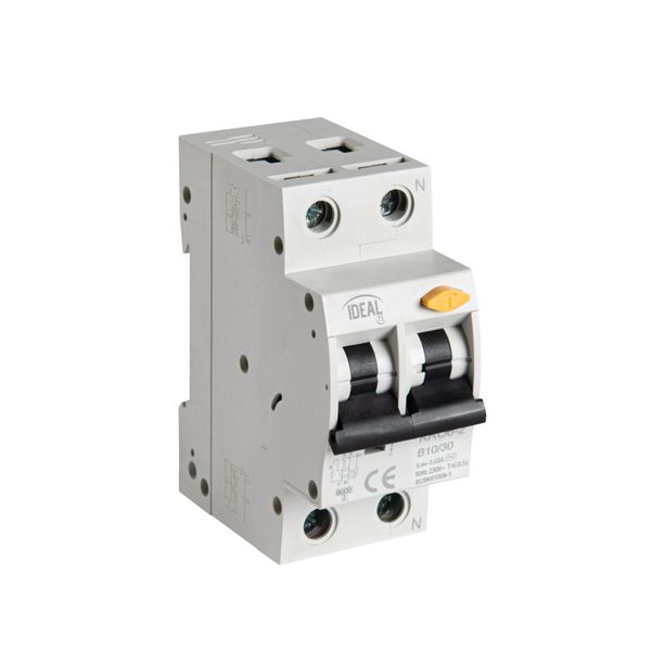 KRO6-2/B10/30 Residual-current circuit breaker with overcurrent module, 6kA, 2P KRO6 image 1