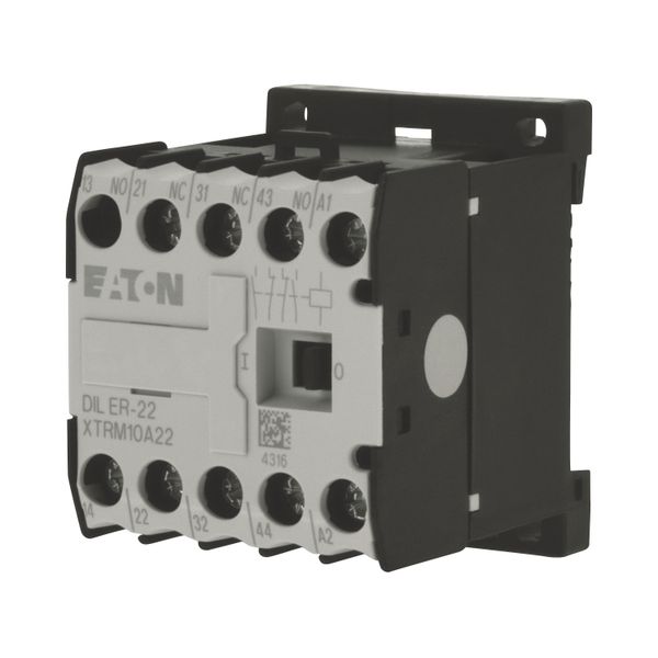 Contactor relay, 24 V DC, N/O = Normally open: 2 N/O, N/C = Normally closed: 2 NC, Spring-loaded terminals, DC operation image 9