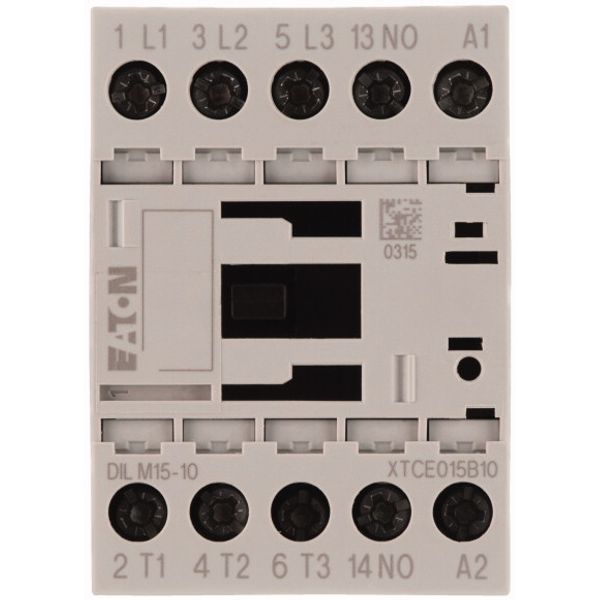 Contactor, 3 pole, 380 V 400 V 7.5 kW, 1 N/O, 48 V 50 Hz, AC operation, Screw terminals image 2