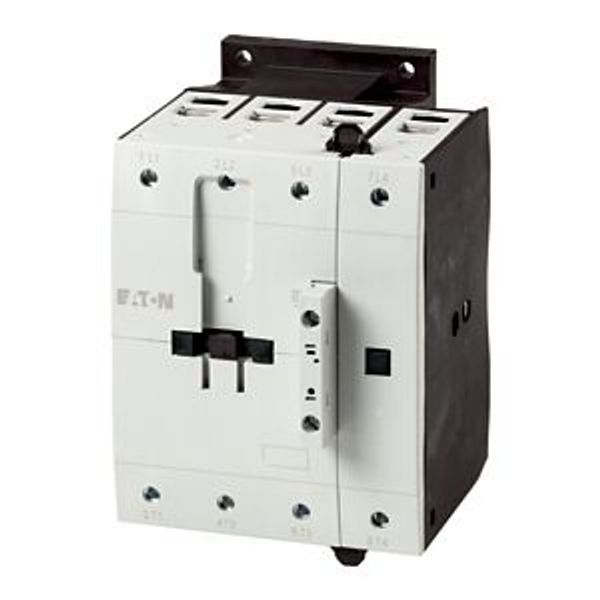 Contactor, 4 pole, 125 A, RDC 24: 24 - 27 V DC, DC operation image 2