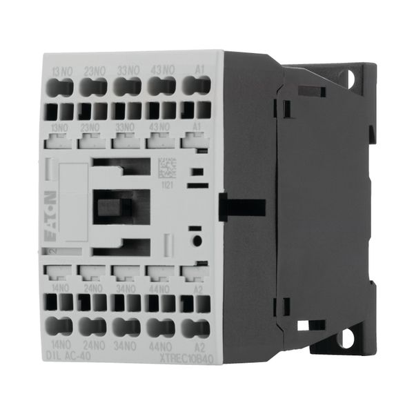 Contactor relay, 230 V 50 Hz, 240 V 60 Hz, 4 N/O, Spring-loaded terminals, AC operation image 12