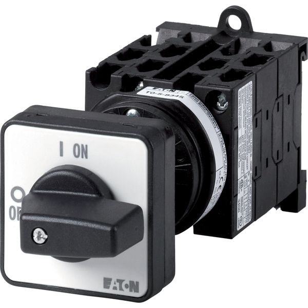 Step switches, T0, 20 A, rear mounting, 5 contact unit(s), Contacts: 10, 45 °, maintained, Without 0 (Off) position, 1-5, Design number 8252 image 2