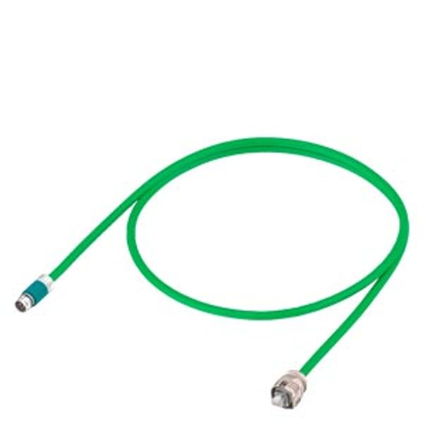 Signal cable pre-assembled type: 6FX8002-2DC42 DRIVE-CLiQ with 24 V RJ45 IP67/M17 6FX8002-2DC42-1AE7 image 1