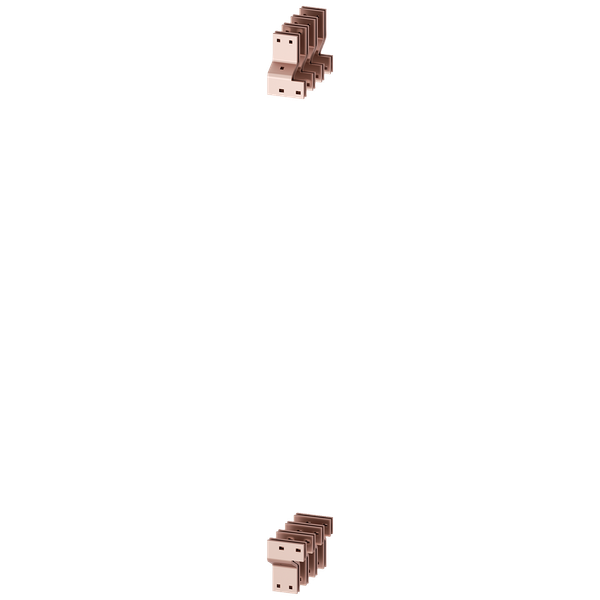 Connection lugs distribution busbar top and bottom up to 4x50x10 mm system: non-cascaded, main busbar: front, D: 800 mm W: 200 mm image 1