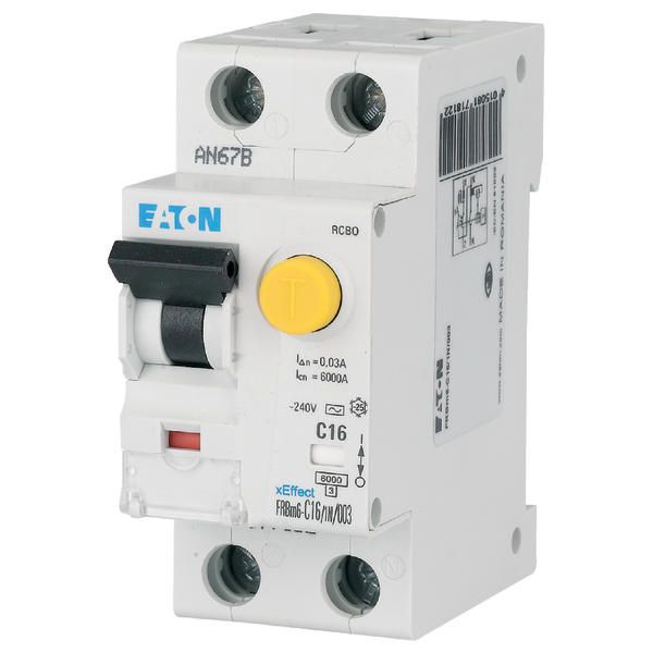 RCD/MCB combination, 32 A, 30 mA, MCB trip characteristic: C, 1p+N, RCD trip characteristic: G/A image 7