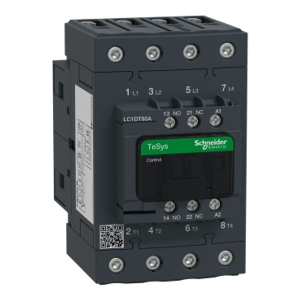 TeSys Deca contactor - 4P(4 NO) - AC-1 - = 440 V 80 A - 110 V AC 50/60 Hz coil image 5