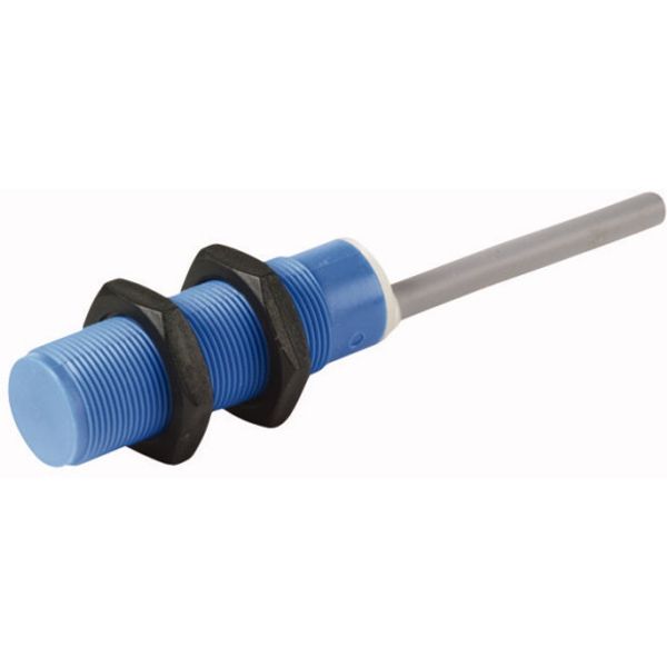 Proximity switch, inductive, 1 N/C, Sn=8mm, 2L, 20-250VAC, M18, insulated material, line 2m image 1