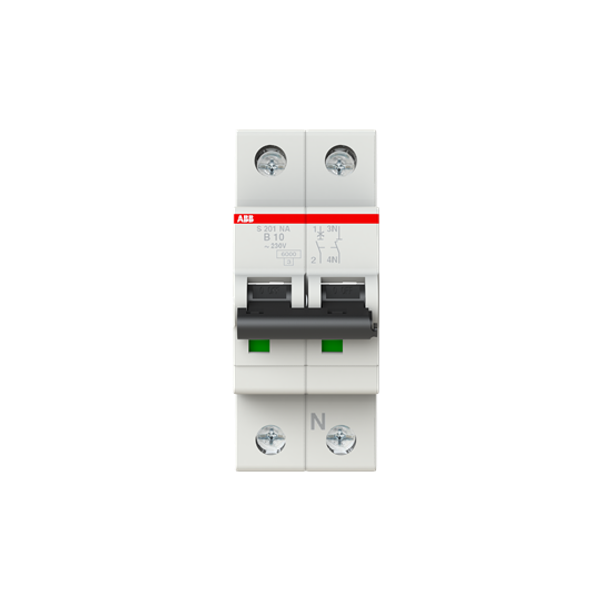 S201-B10NA Miniature Circuit Breaker - 1+NP - B - 10 A image 4