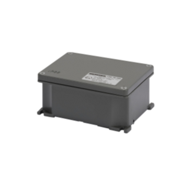 JUNCTION BOX IN DIE-CAST ALUMINIUM - PAINTED GREY RAL 7037 - 239X202X85 image 1