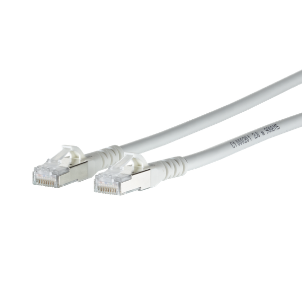 Patch cord Cat.6A AWG 26 0.3 m white image 3