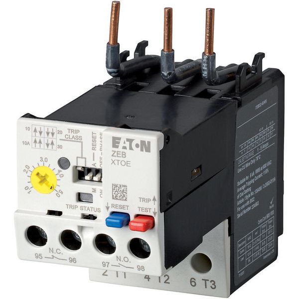 Overload relay, Direct mounting, Earth-fault protection: none, Ir= 9 - 45 A, 1 N/O, 1 N/C image 3