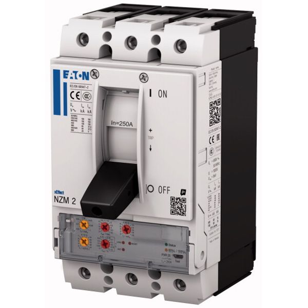 NZM2 PXR20 circuit breaker, 100A, 3p, screw terminal image 2