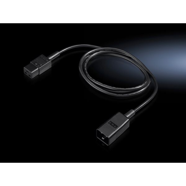 DK Connection cable, L: 0,5 m, 10 A, C13/C14, For PSM image 3