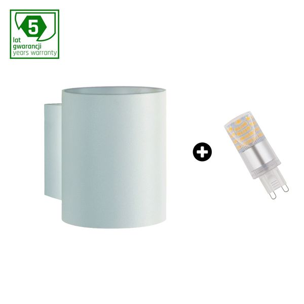 Set 5y warranty - SQUALLA G9 tube white + LED G9 4W WW image 5