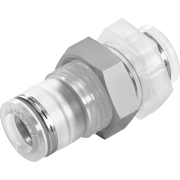 NPQP-H-Q6-E-FD Push-in bulkhead connector image 1