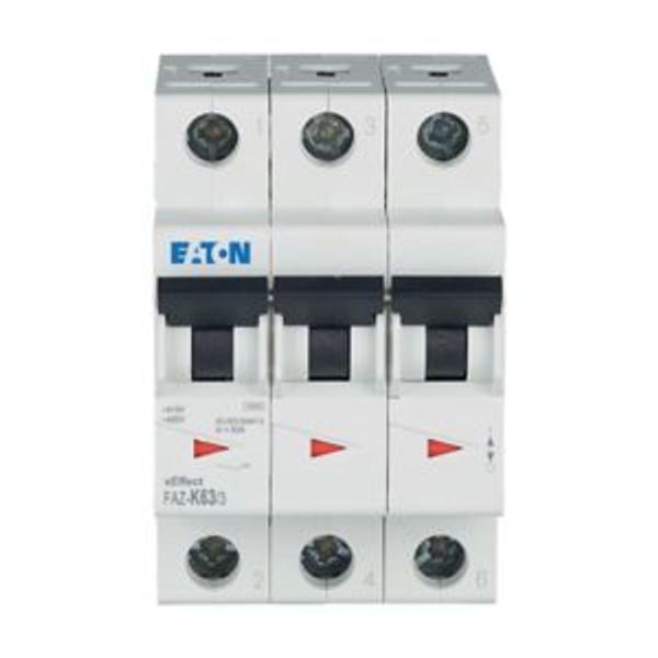 Miniature circuit breaker (MCB), 63 A, 3p, characteristic: K image 13