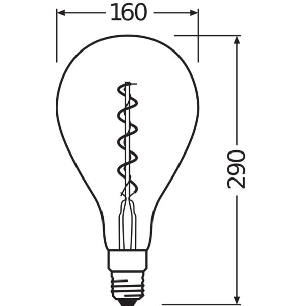 Vintage 1906® LED CLASSIC A 4W 820 Gold E27 image 12