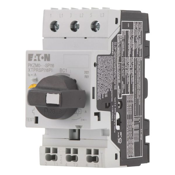 Motor-protective circuit-breaker, 0.25 kW, 0.63 - 1 A, Feed-side screw terminals/output-side push-in terminals image 3