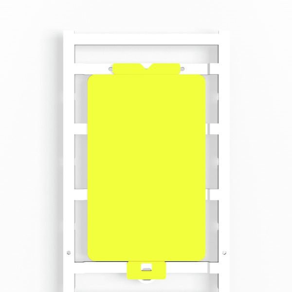 Device marking, Self-adhesive, 85 mm, Polyamide 66, yellow image 2