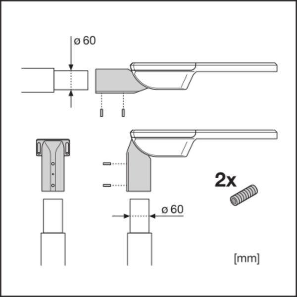 STREETLIGHT FLEX SMALL RV25ST P 36W 730 WAL image 4