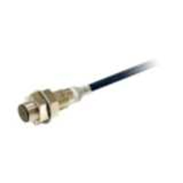 Proximity sensor, inductive, nickel-brass, short body, M12, shielded, image 1