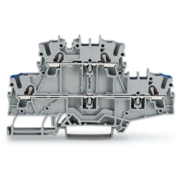 Double-deck terminal block Through/through terminal block N/L gray image 3