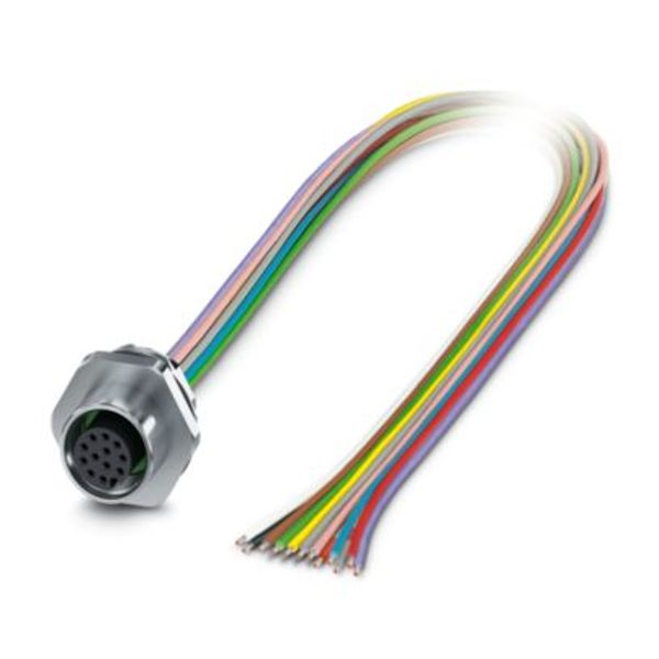 SACC-E-M12FS-17P-M16XL/1,5X - Device connector front mounting image 1