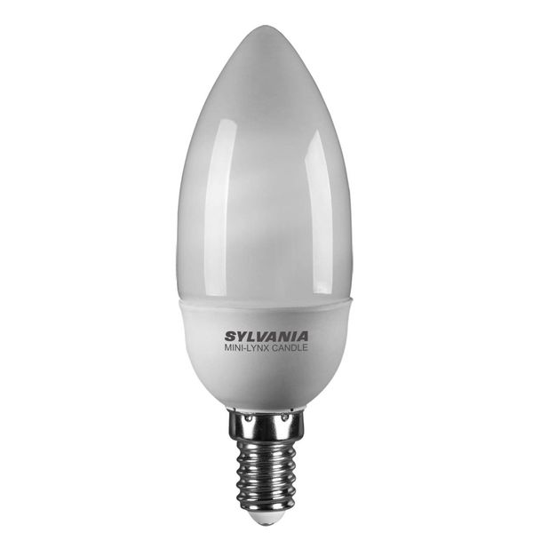 CFL Lamp E14 7W 2700K 330lm 0035303 Sylvania image 1