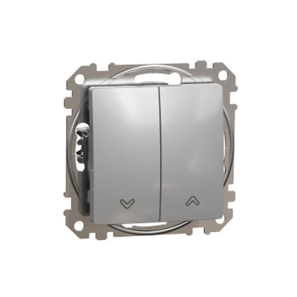 Sedna Design & Elements, Roller Blind Push-Button 10A, professional, aluminium image 3