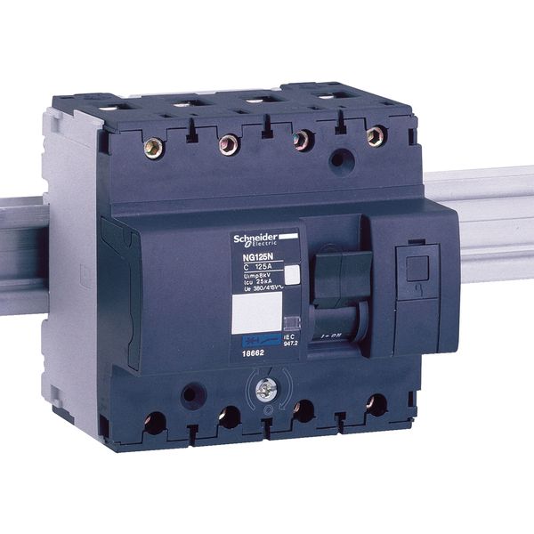 Miniature circuit-breaker, Acti9 NG125L, 4P, 16 A, D curve, 50 kA (IEC 60947-2) image 4