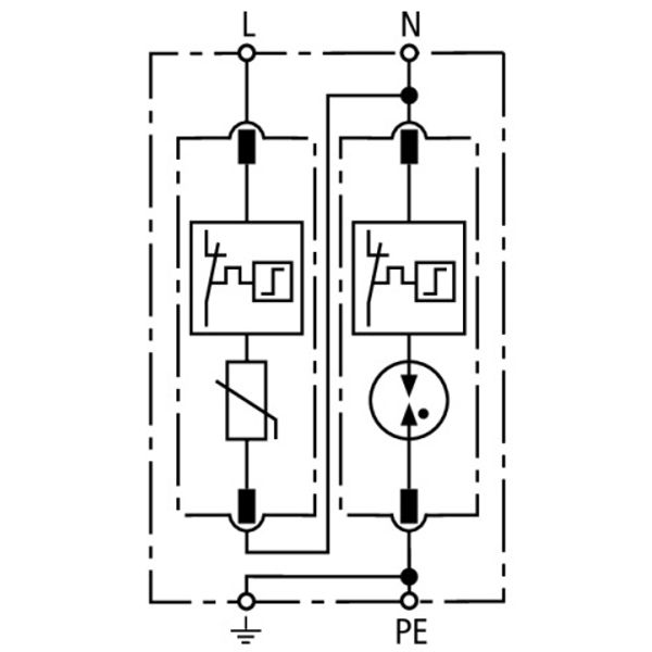 Surge arrester type 2 DEHNguard M for single-phase TT and TN systems image 3