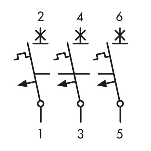 Miniature Circuit Breaker (MCB) C, 32A, 3-pole, 40ø C, 6KA image 1