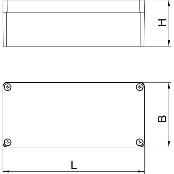 Mx 170805 SGR Aluminium empty housing  175x80x57 image 2