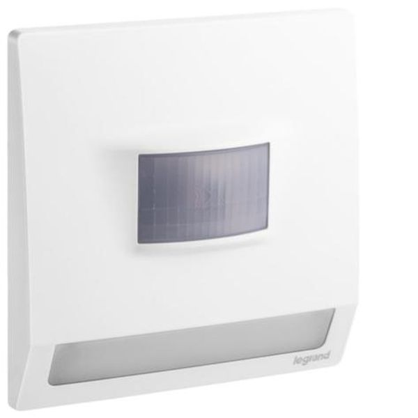 Mallia Senses - 1 gang step light embedding motion detector - 100-250 volts - 230 volts - Matt White image 1