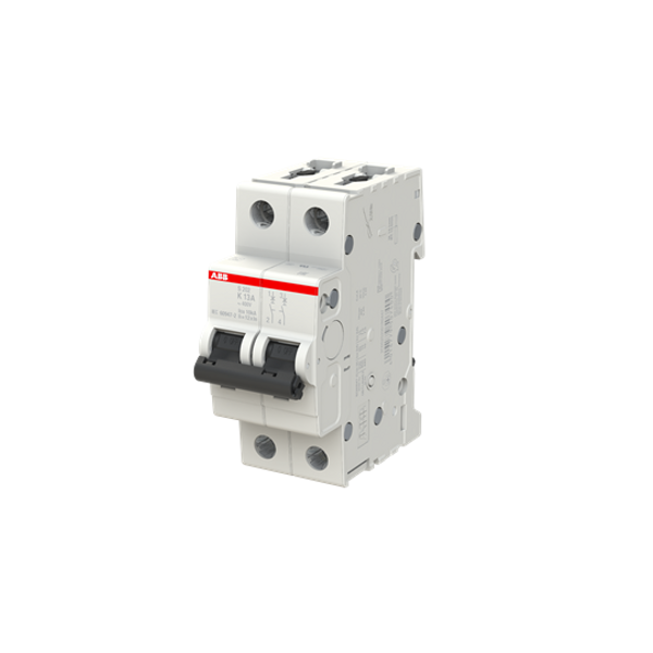 S202-K15 Miniature Circuit Breaker - 2P - K - 15 A image 2