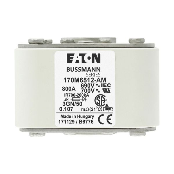 FUSE 800A 690V HS 3GN/50 AR UC image 17