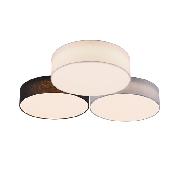 Lugano LED ceiling lamp 3-pc multicolor image 1