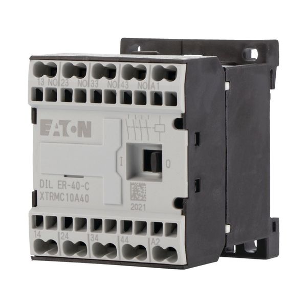 Contactor relay, 42 V 50 Hz, 48 V 60 Hz, N/O = Normally open: 4 N/O, Spring-loaded terminals, AC operation image 8