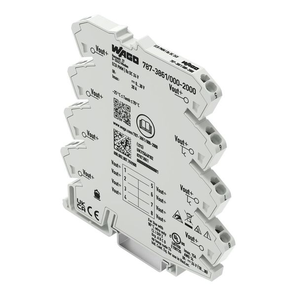 787-3861/000-2000 Potential distribution module; 1 potential; with 8 clamping points 24V image 1