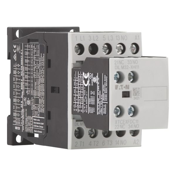 Contactor, 380 V 400 V 5.5 kW, 2 N/O, 1 NC, 230 V 50 Hz, 240 V 60 Hz, AC operation, Screw terminals image 12