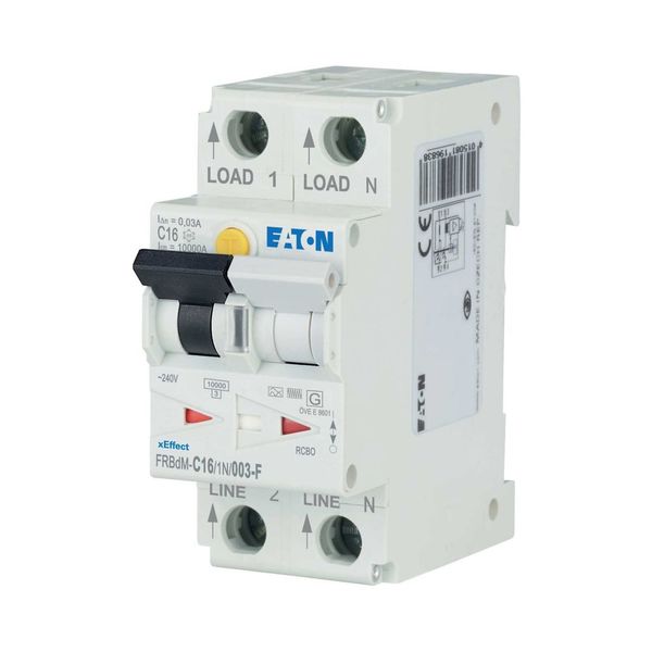 Digital RCD/MCB combination, 16 A, 30 mA, MCB trip characteristic: C, 1p+N, RCD trip characteristic: F image 11