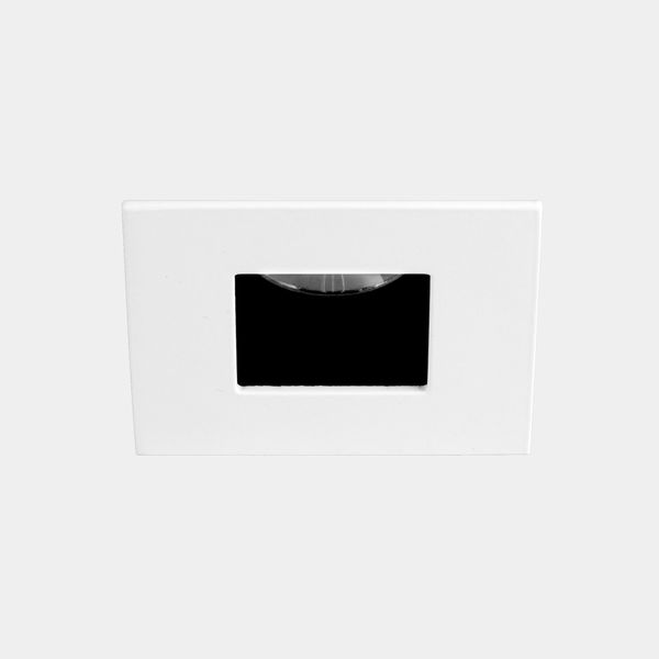 Downlight Play Pinhole Square Fixed 12W LED neutral-white 4000K CRI 90 45.2º White IP54 1244lm image 1