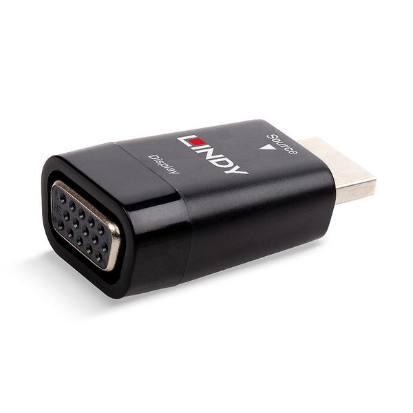 HDMI to VGA Converter Dongle Connects a single HDMI® source to a single VGA Display with a maximum resolution of 1920x1200@60Hz image 1