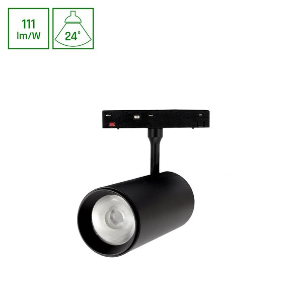 SYSTEM SHIFT BASIC - SPOT L LUMINAIRE  DIRECTIONAL 55X120X180MM 20W 2700K BLACK image 1