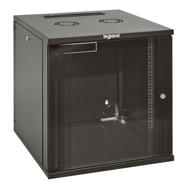Wallmount fix cabinet Linkeo 19 inches 15U 600mm width 600mm depth flatpack image 1