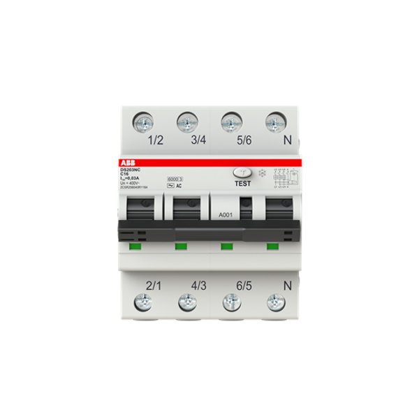 DS203NC C16 AC30 Residual Current Circuit Breaker with Overcurrent Protection image 7